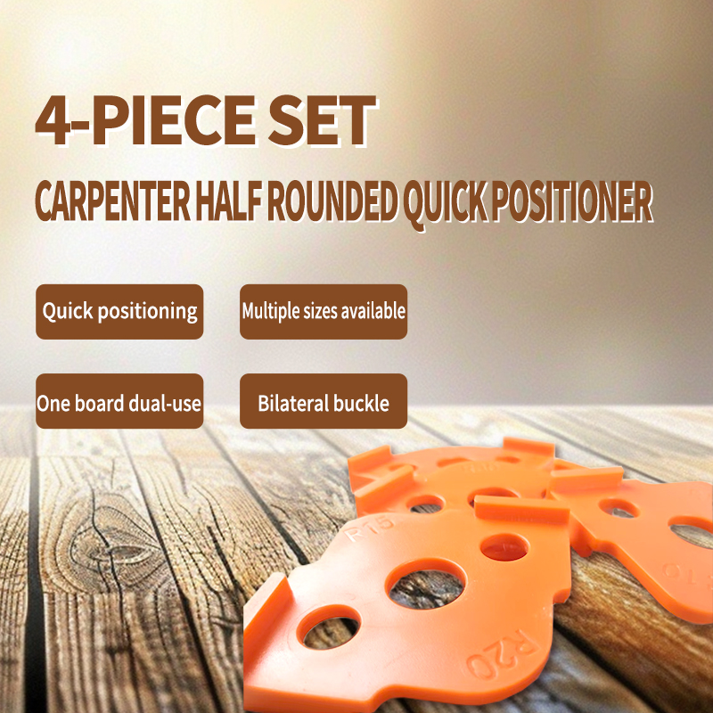 GRT5064 4PCS SET CARPENTER HALF ROUNDED QUICK POSITIONER