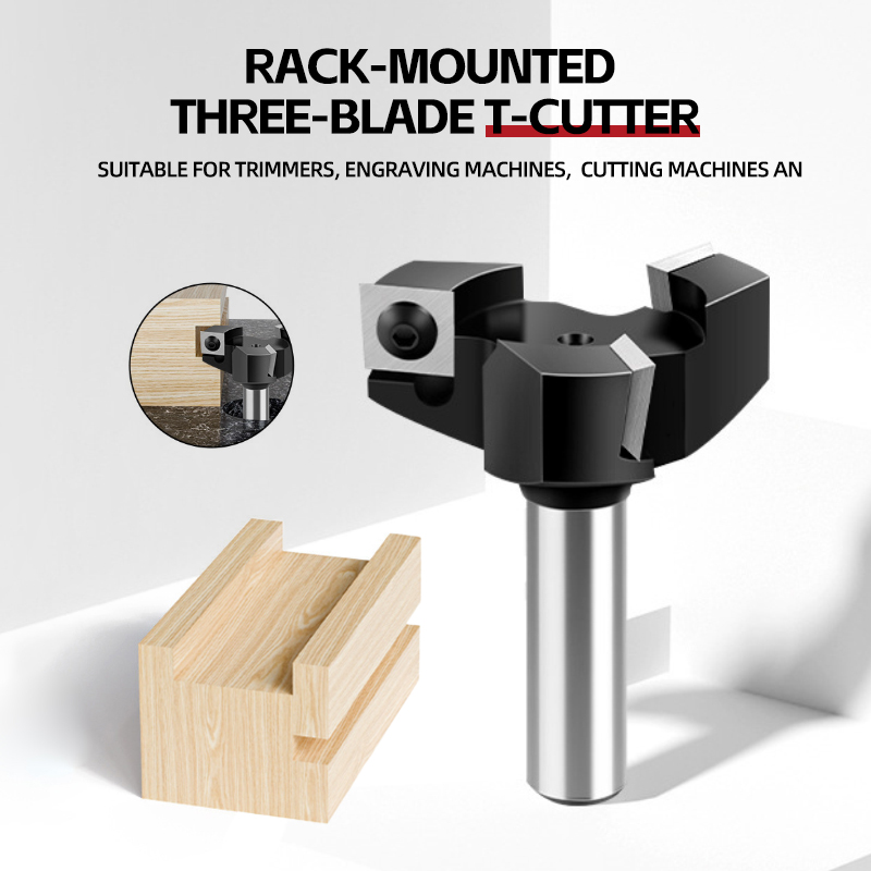 GRT 6246 Rack Mounted Three Blade T Cutter