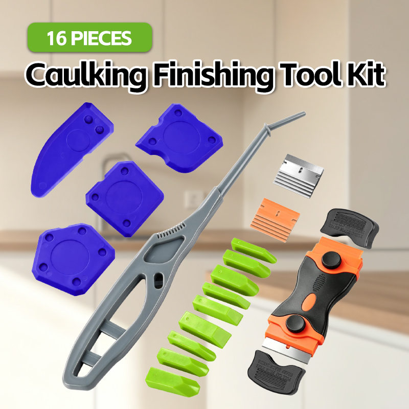 GRT6240--16pcs Silicone Caulking Tools Kit